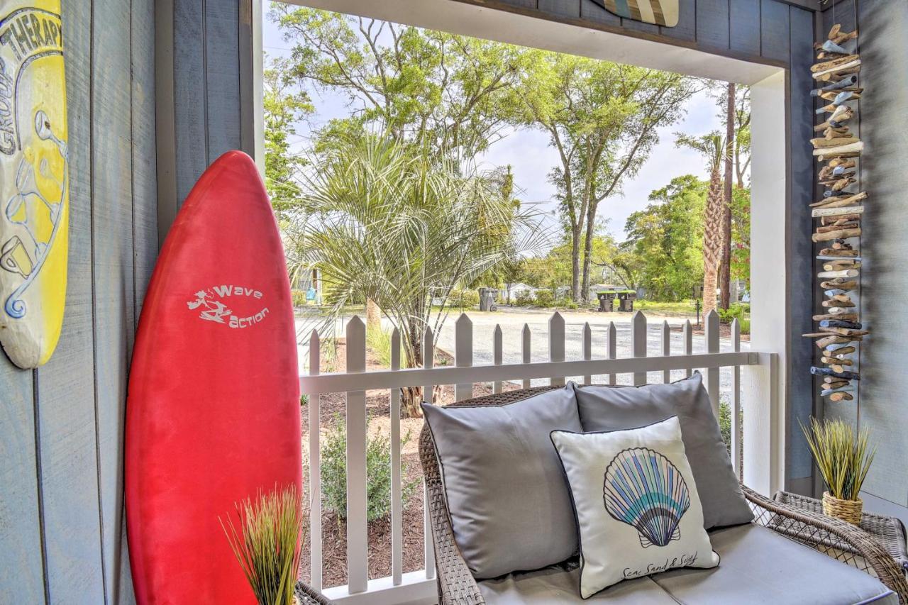 Ocean Isle Beach Home With Shared Lanai And Grill Exterior foto